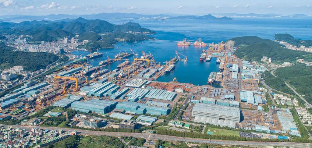 DSME shipyard