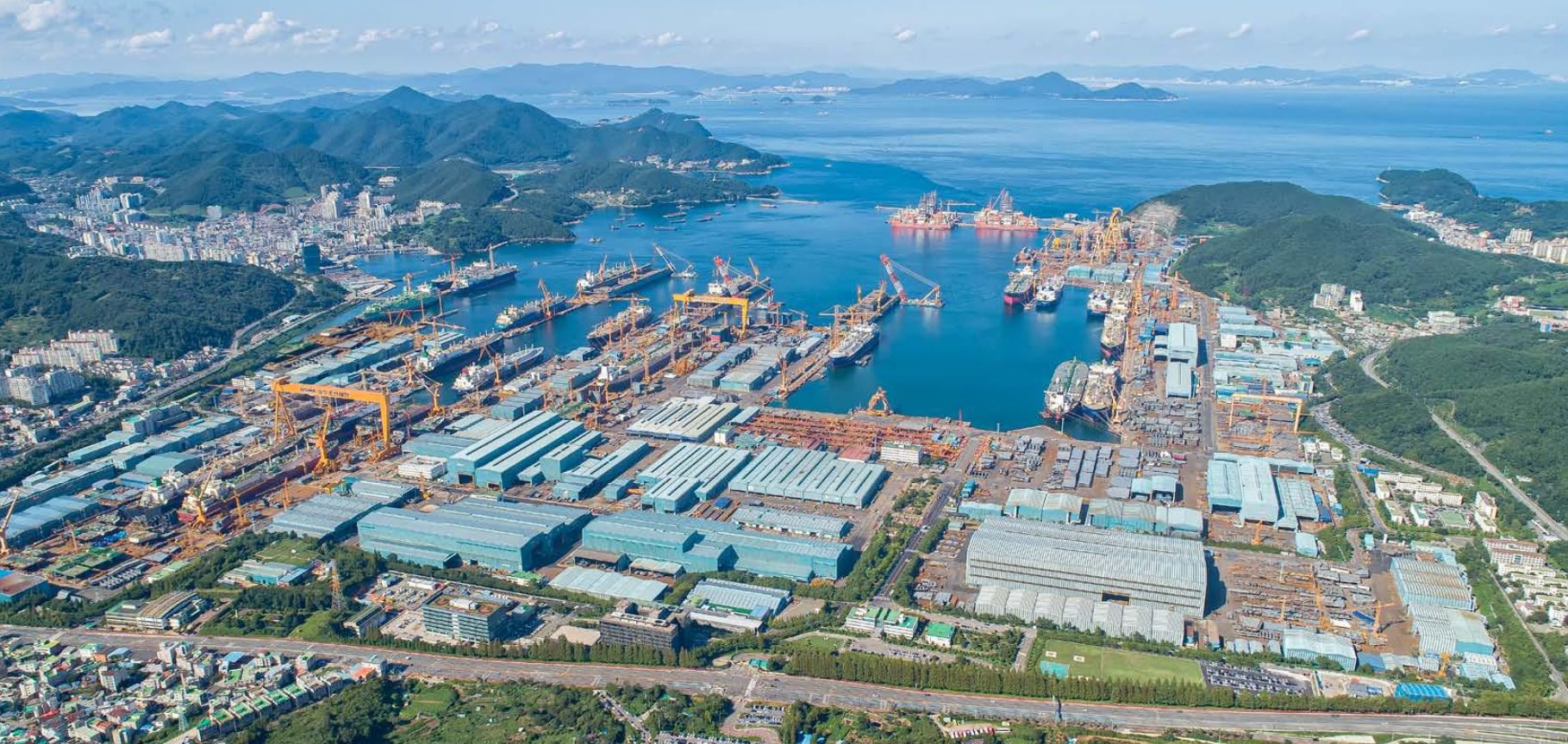 DSME shipyard