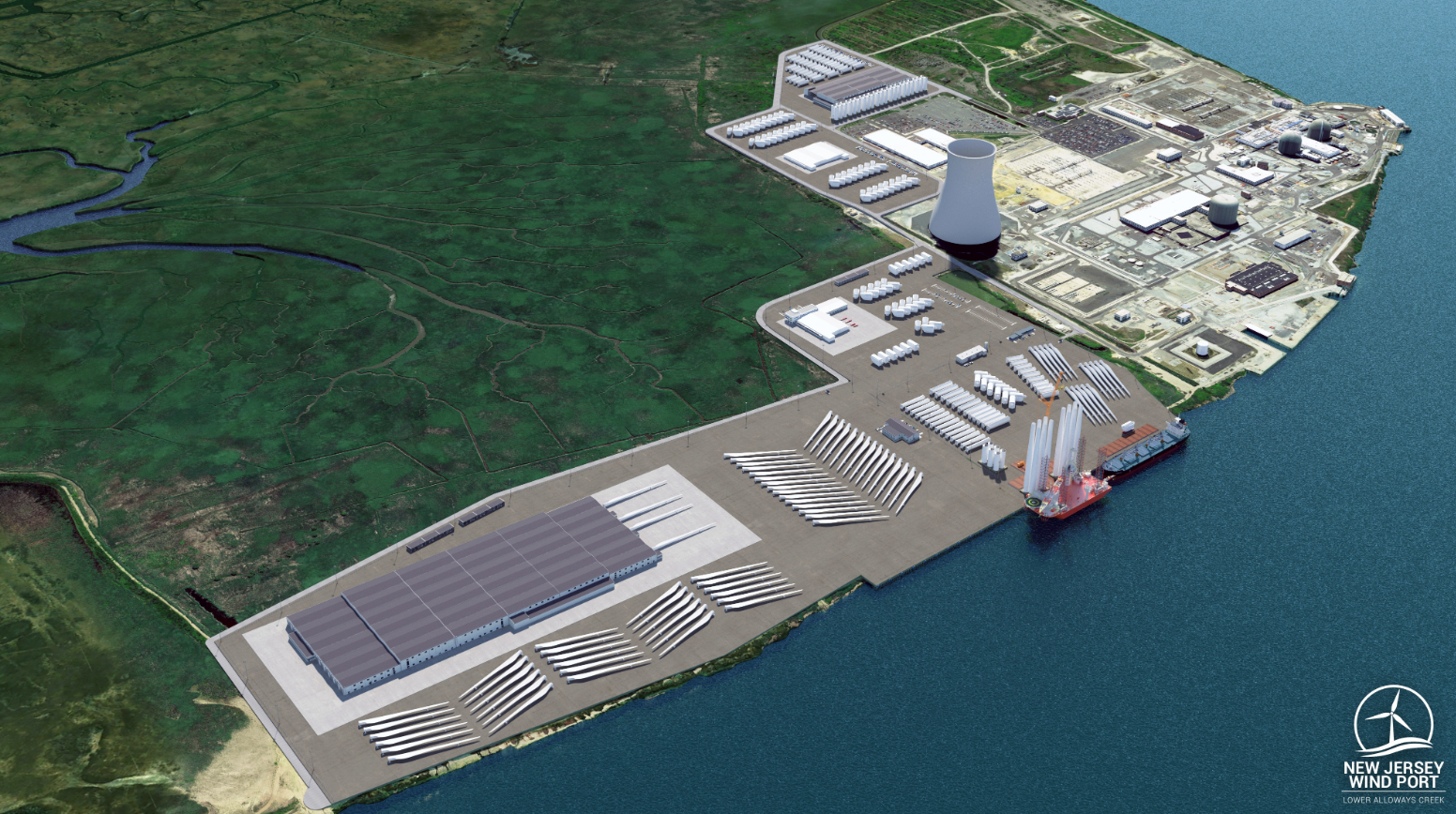 New Jersey to develop first purpose-built offshore wind port in US
