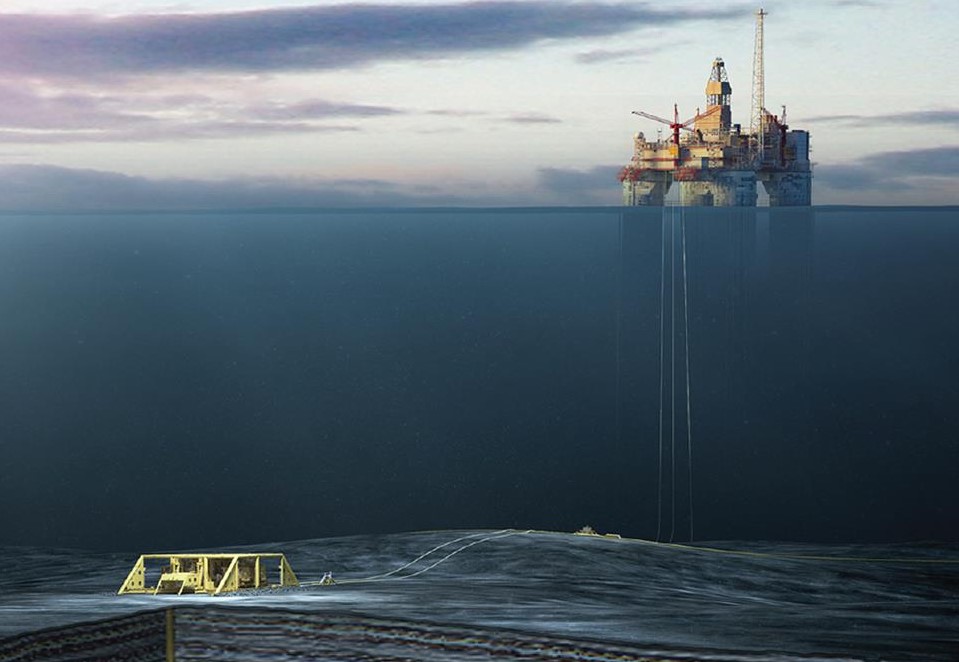 Dvalin field and Heidrun TLP; Source: Wintershall Dea