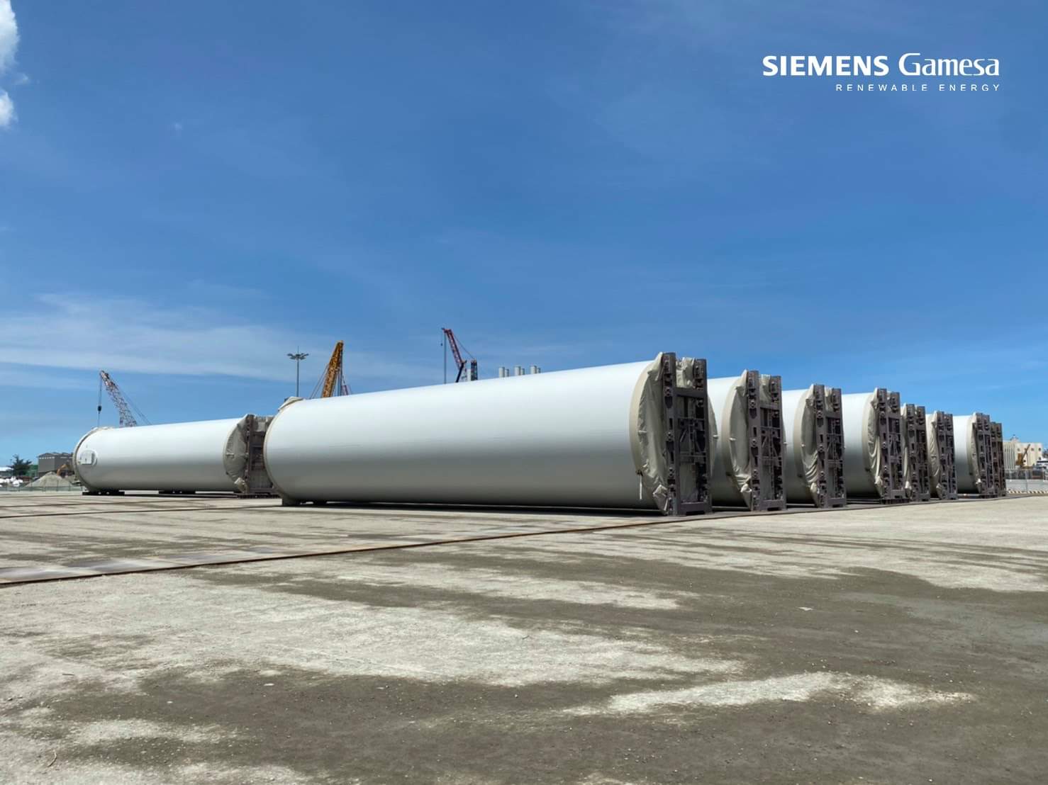 Siemens Gamesa showcases first Taiwan-made turbine towers