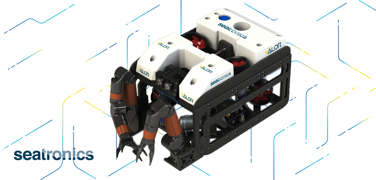 Seatronics ROV with Blueprint Lab electric manipulators