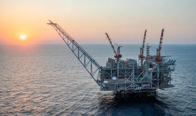Noble Energy's Leviathan platform in Israel