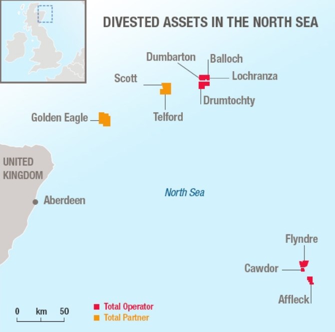 Assets bought by NEO Energy; Source: Total