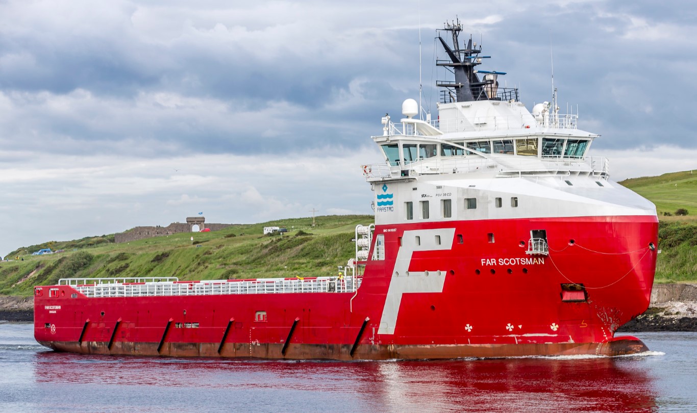 Far Scotsman; Image by Alan Jamieson (used under permission from photographer) Equinor Total Solstad