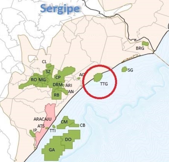 Location of Tartaruga field; Source: Petrobras