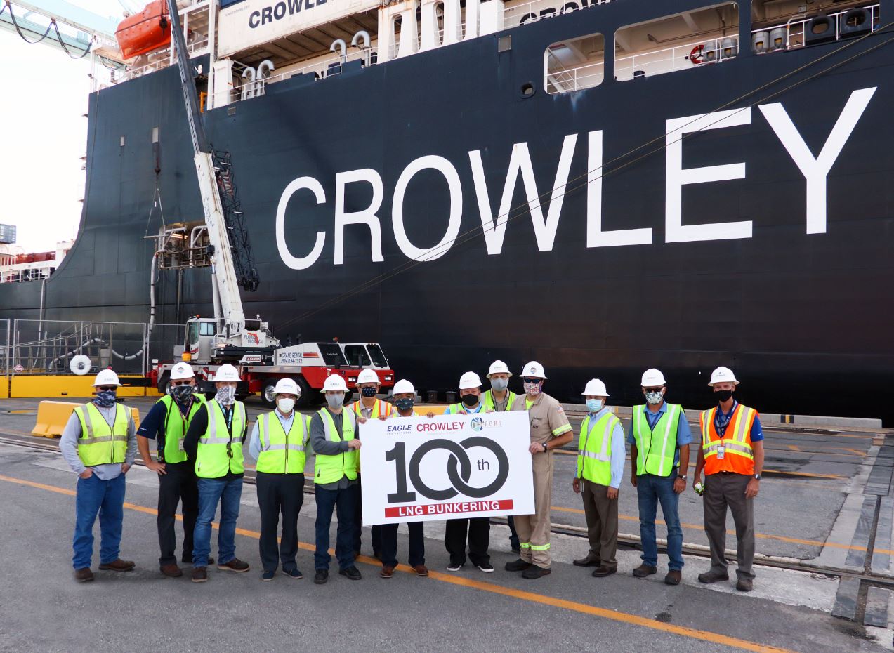Eagle LNG and Crowley in Jacksonville bunkering milestone