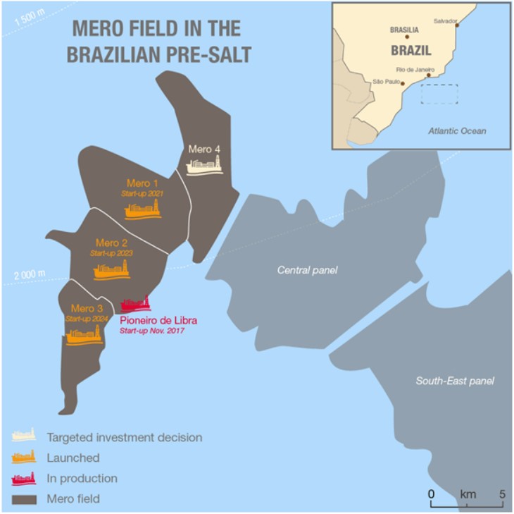 Mero map; Source: Total