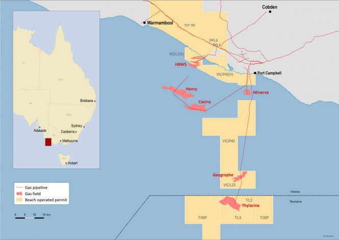 Otway Basin; Source: Beach Energy