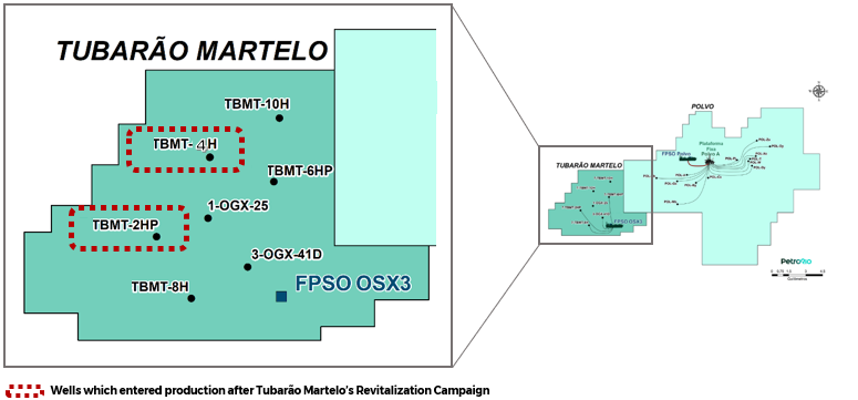 Tubarao Martelo map; Source: PetroRio