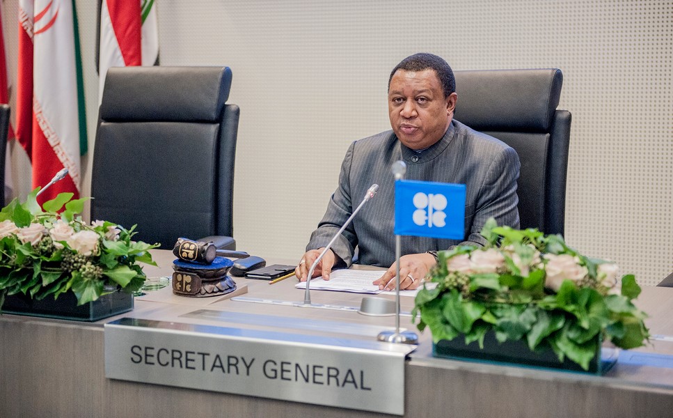 OPEC secretary general Mohammad Sanusi Barkindo; Source: OPEC