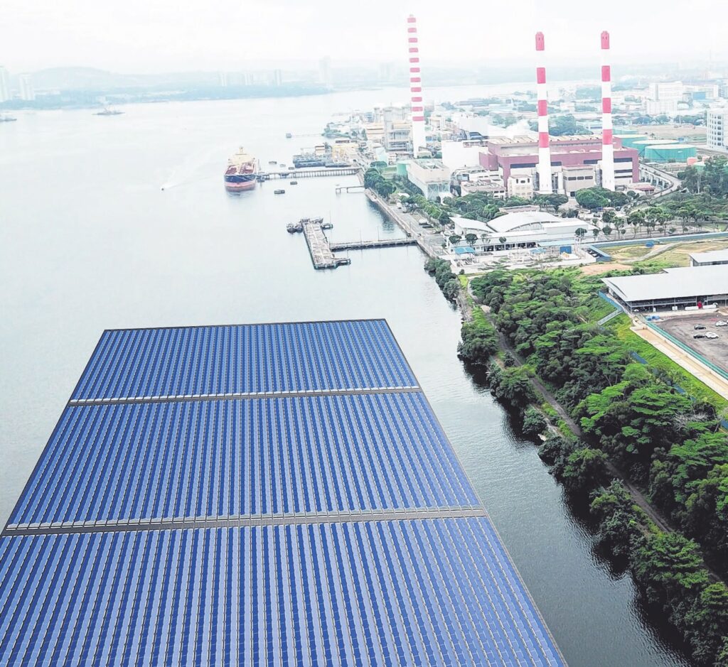 Offshore floating Solar project in Singapore