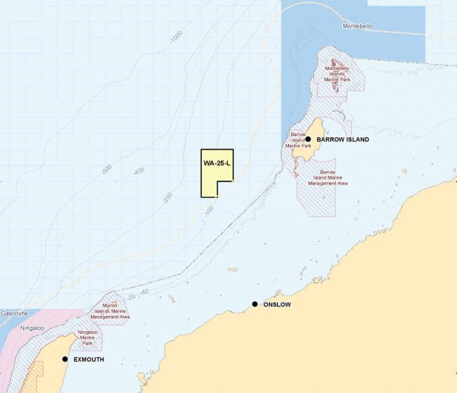 Eni's Woollybutt offshore field location