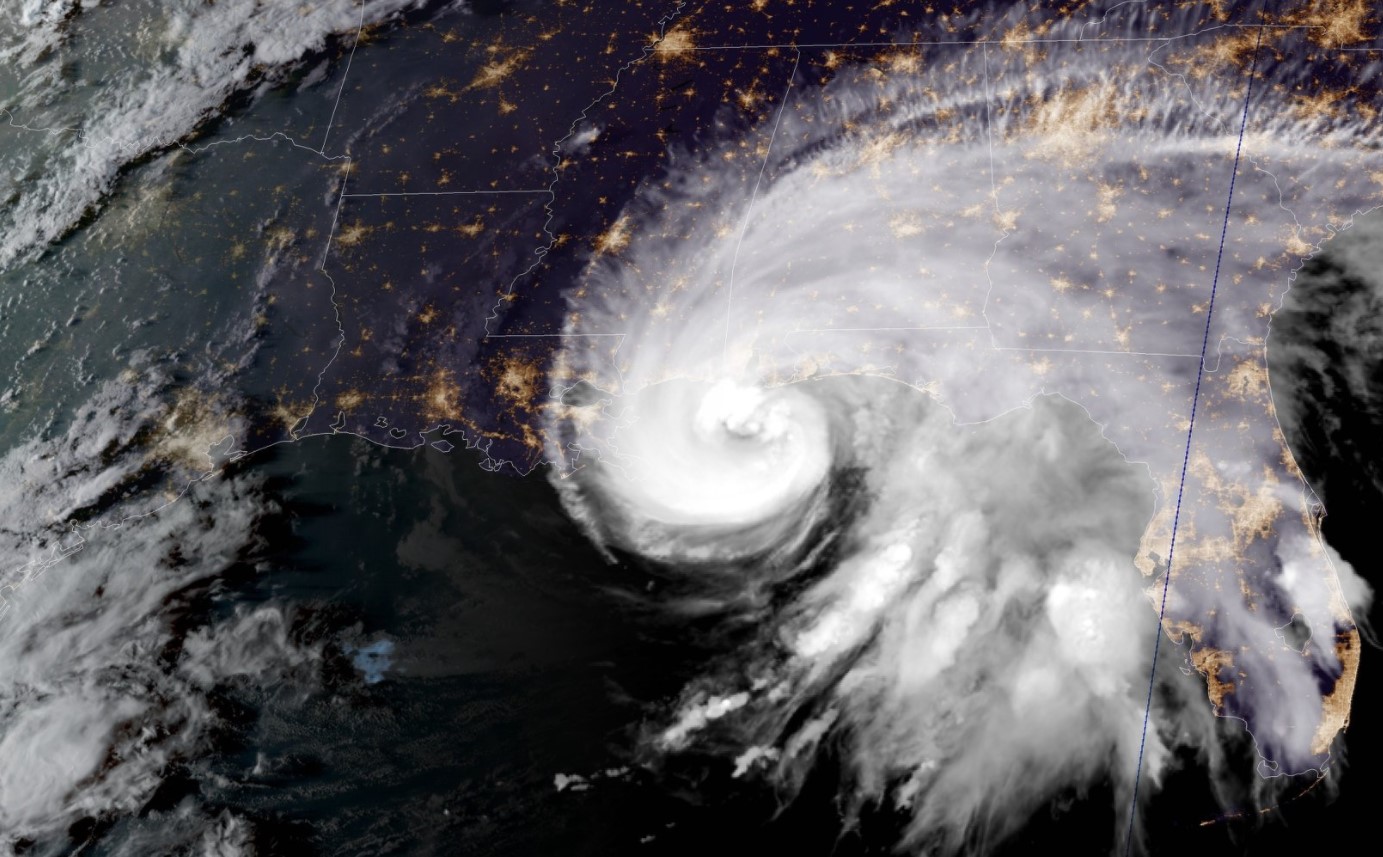 Hurricane Sally; Source: NOAA BSEE