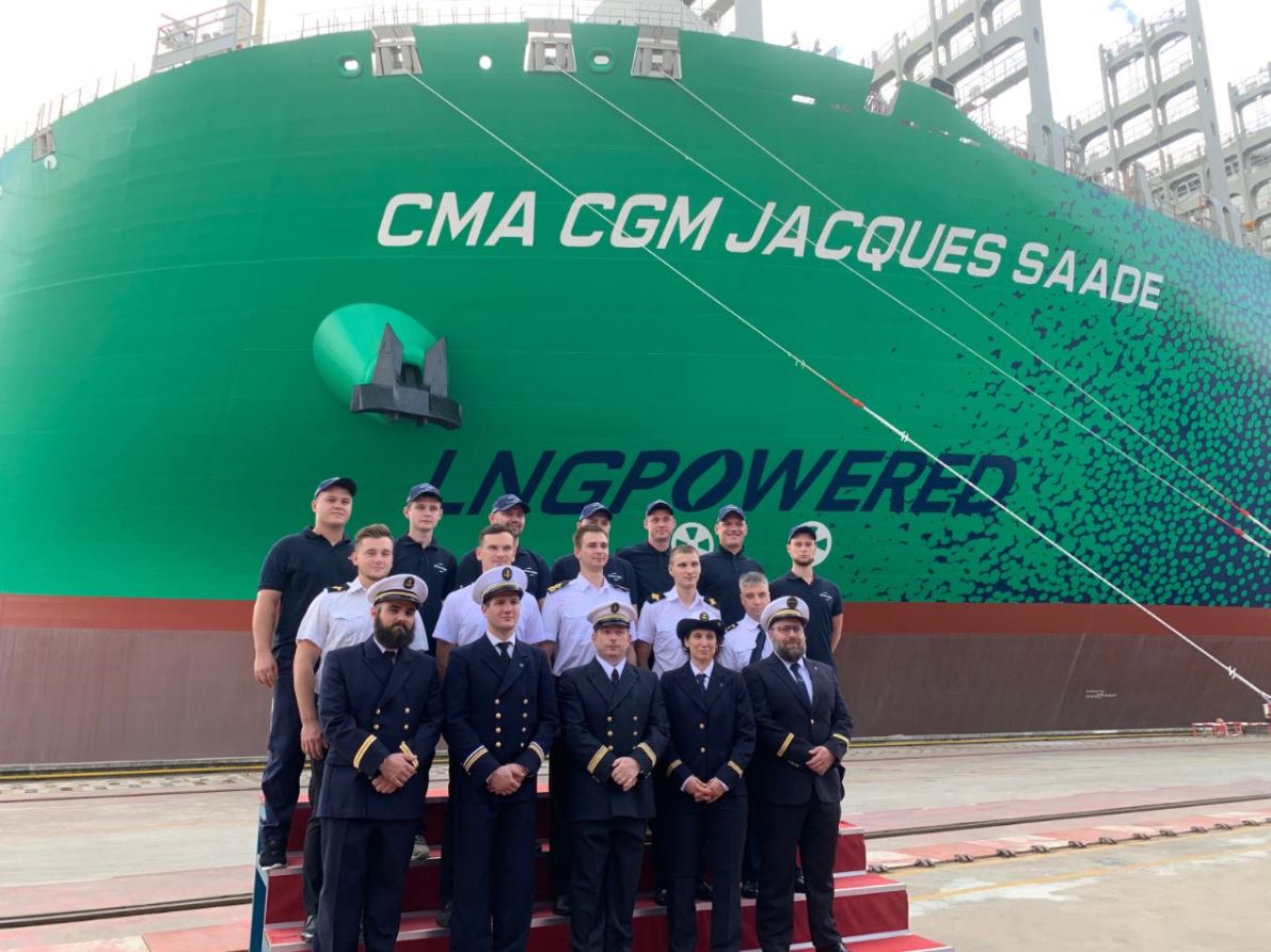 CMA CGM takes delivery of world's largest LNG-powered vessel