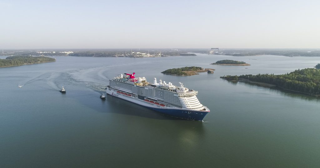 Mardi Gras at sea trials