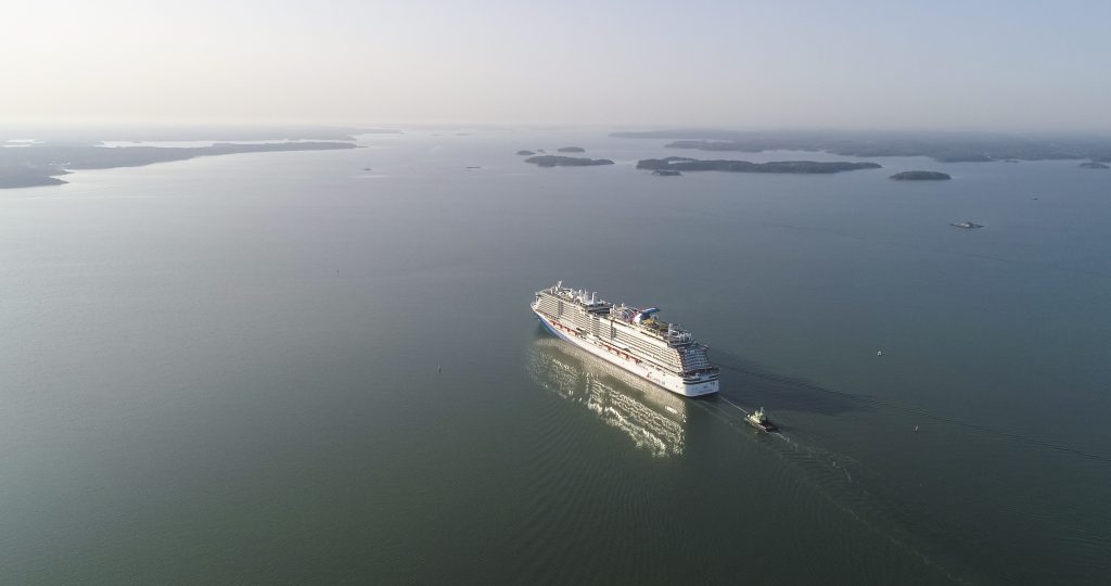 Mardi Gras at sea trials