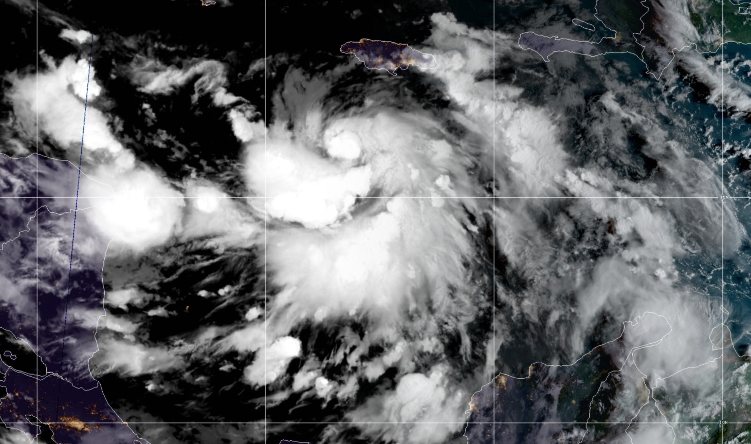 Satellite image of Hurricane Delta; Source: NOAA