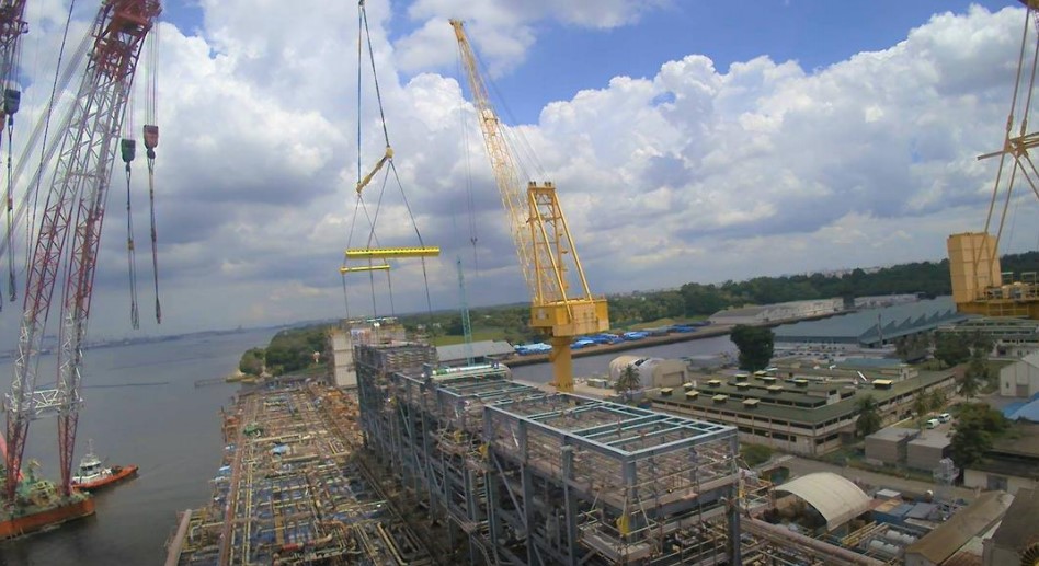 Pipe racks for the Energean Power FPSO; Source: Energean