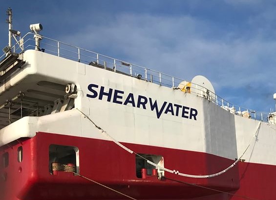 Shearwater seismic vessel