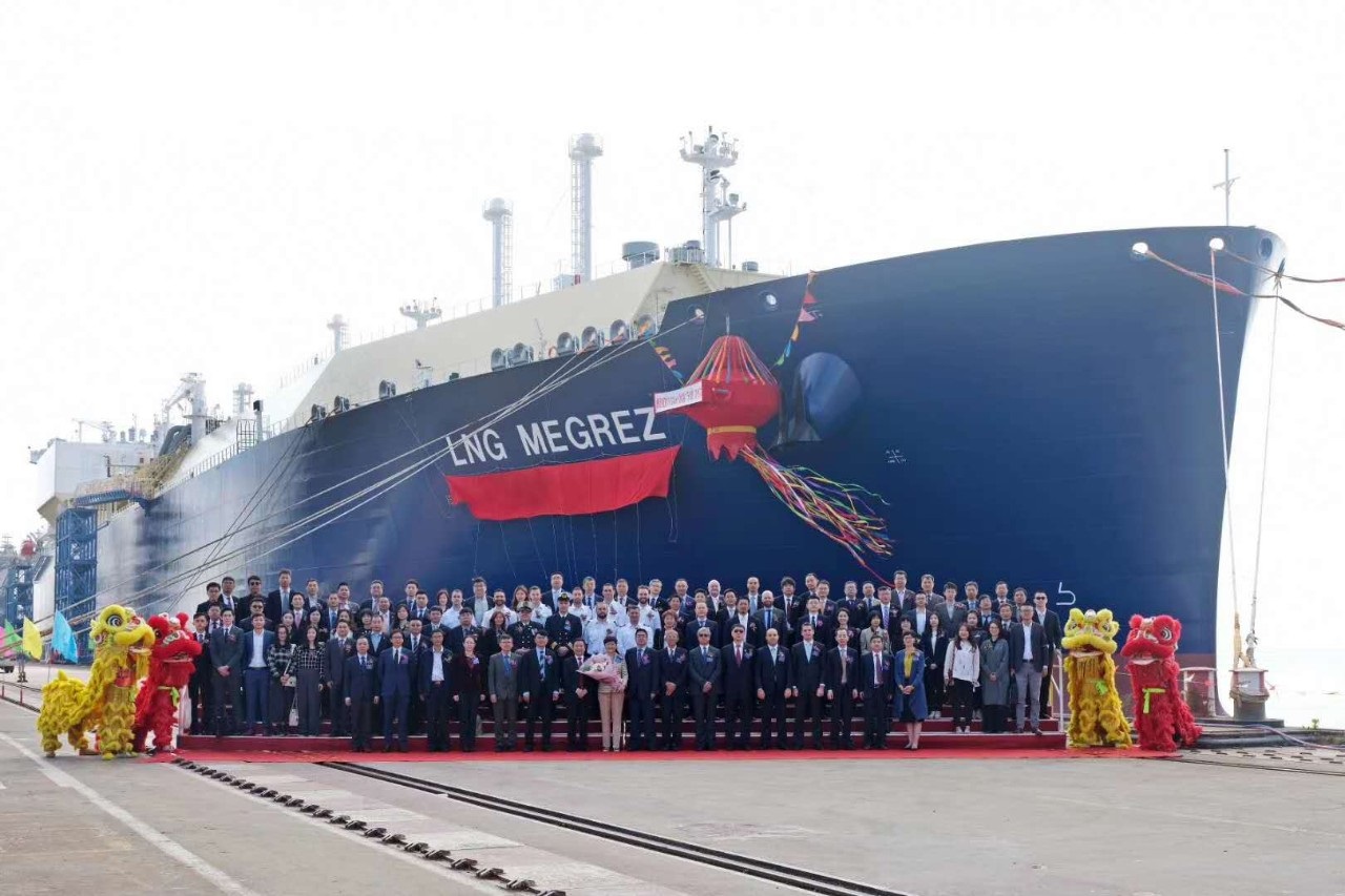 Final Yamal LNG carrier for MOL and Cosco named