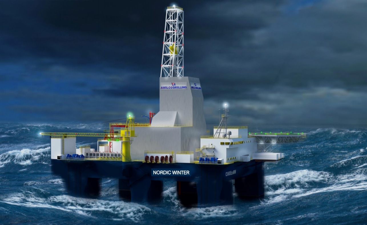 Nordic Winter rig illustration - Awilco Drilling