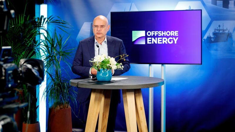 A photo of Lex de Groot, Managing Director of Neptune Energy during ‘Infrastructure might be ‘the new gold’, but mind the gap’ Energy talk