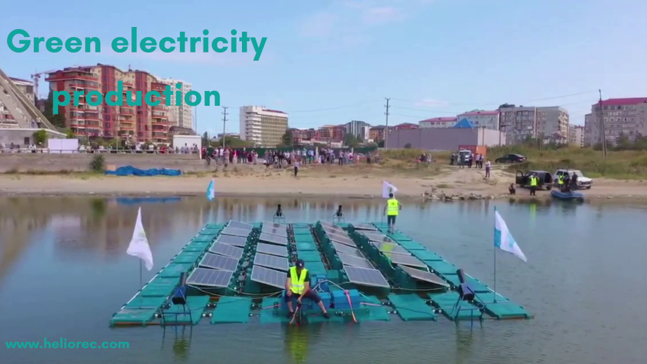 HelioRec’s floating solar technology