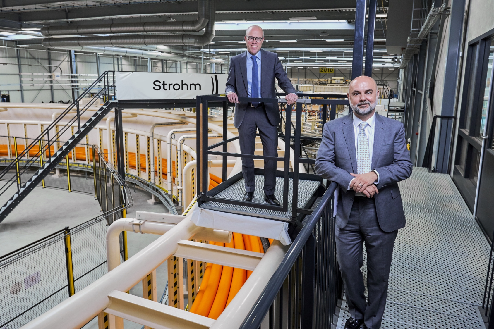 Strohm (left to right) - CCO Martin van Onna and CEO Oliver Kassam