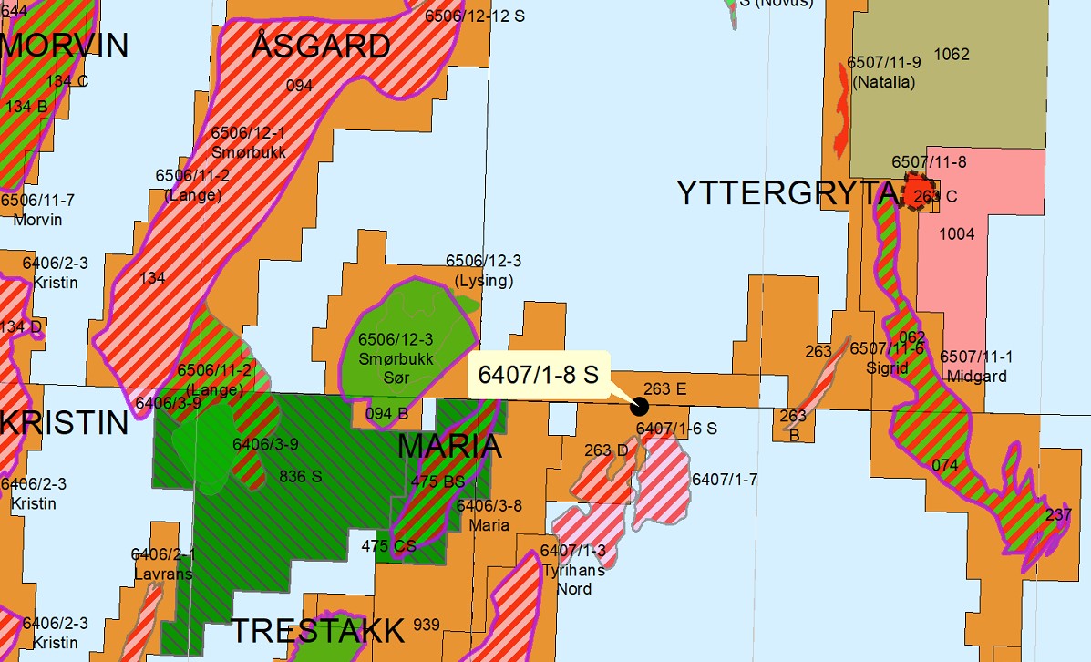 Location of the well; Source: NPD