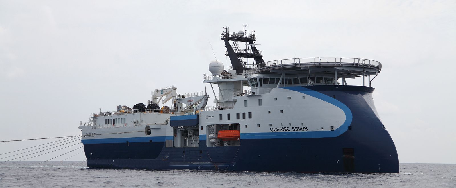 Shearwater vessel for CGG seismic survey off Brazil