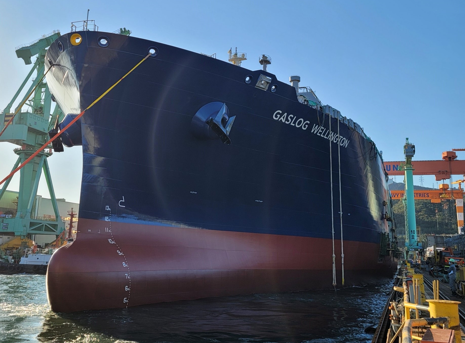 GasLog launches Cheniere-chartered LNG newbuild