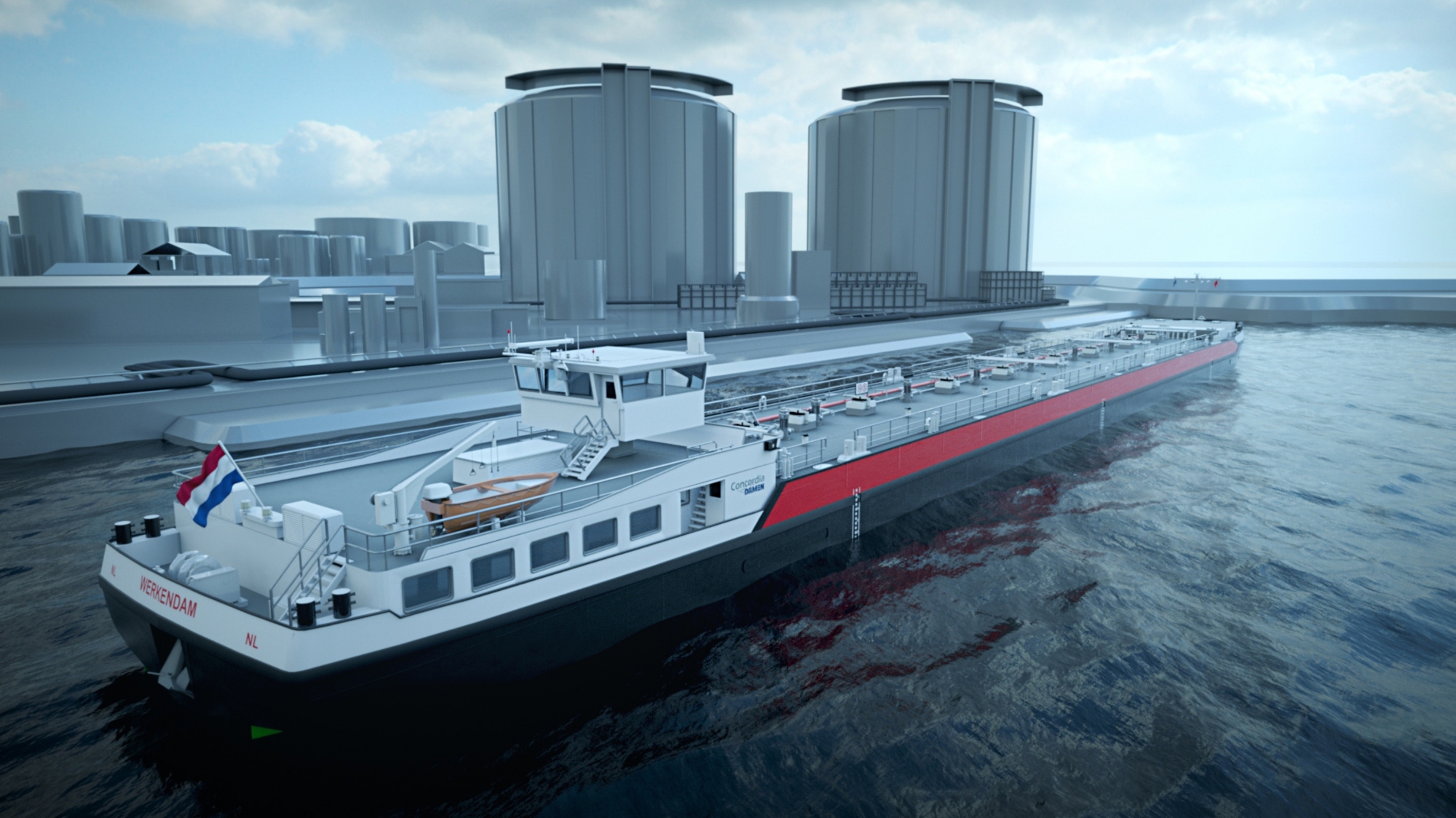 Concordia Damen scores 40 LNG-fueled barges order