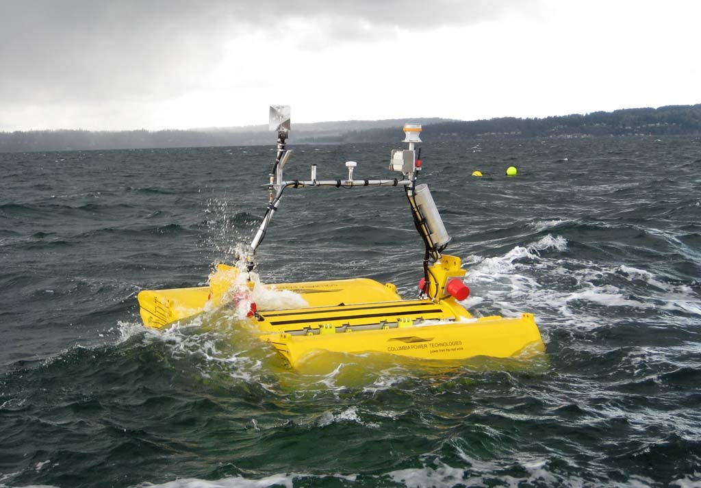 A photo of the SeaRAY device (Courtesy of C-Power)