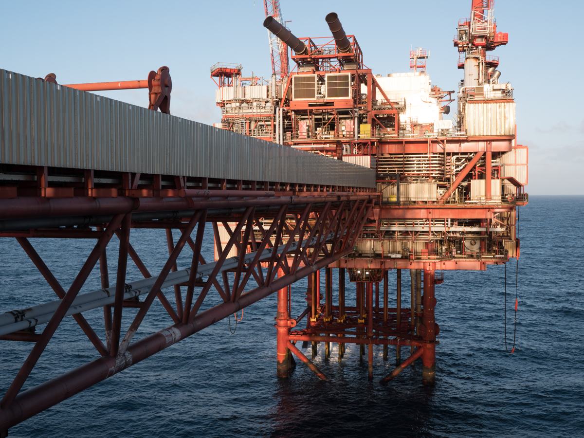 North Everest platform in the North Sea - Chrysaor