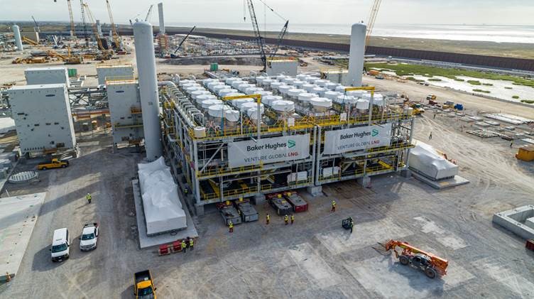 Calcasieu Pass LNG trains set on foundations