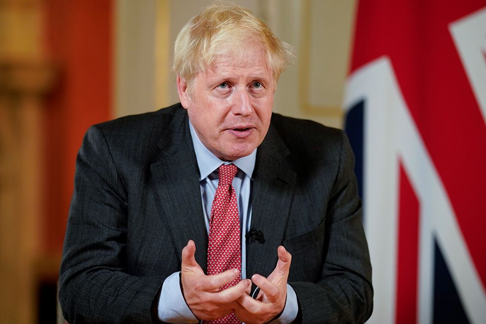 A photo of Boris Johnson, UK's Prime Minister (Courtesy of UK government)