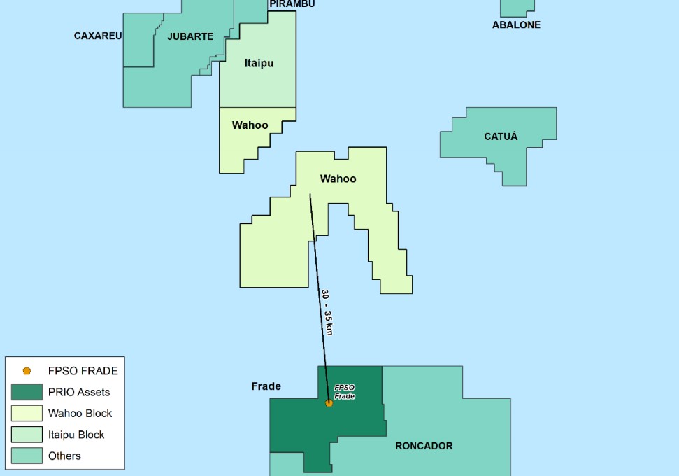 Location of the fields; Source: PetroRio