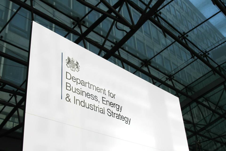 Department for Business, Energy & Industrial Strategy (BEIS) (Courtesy of UK Government)