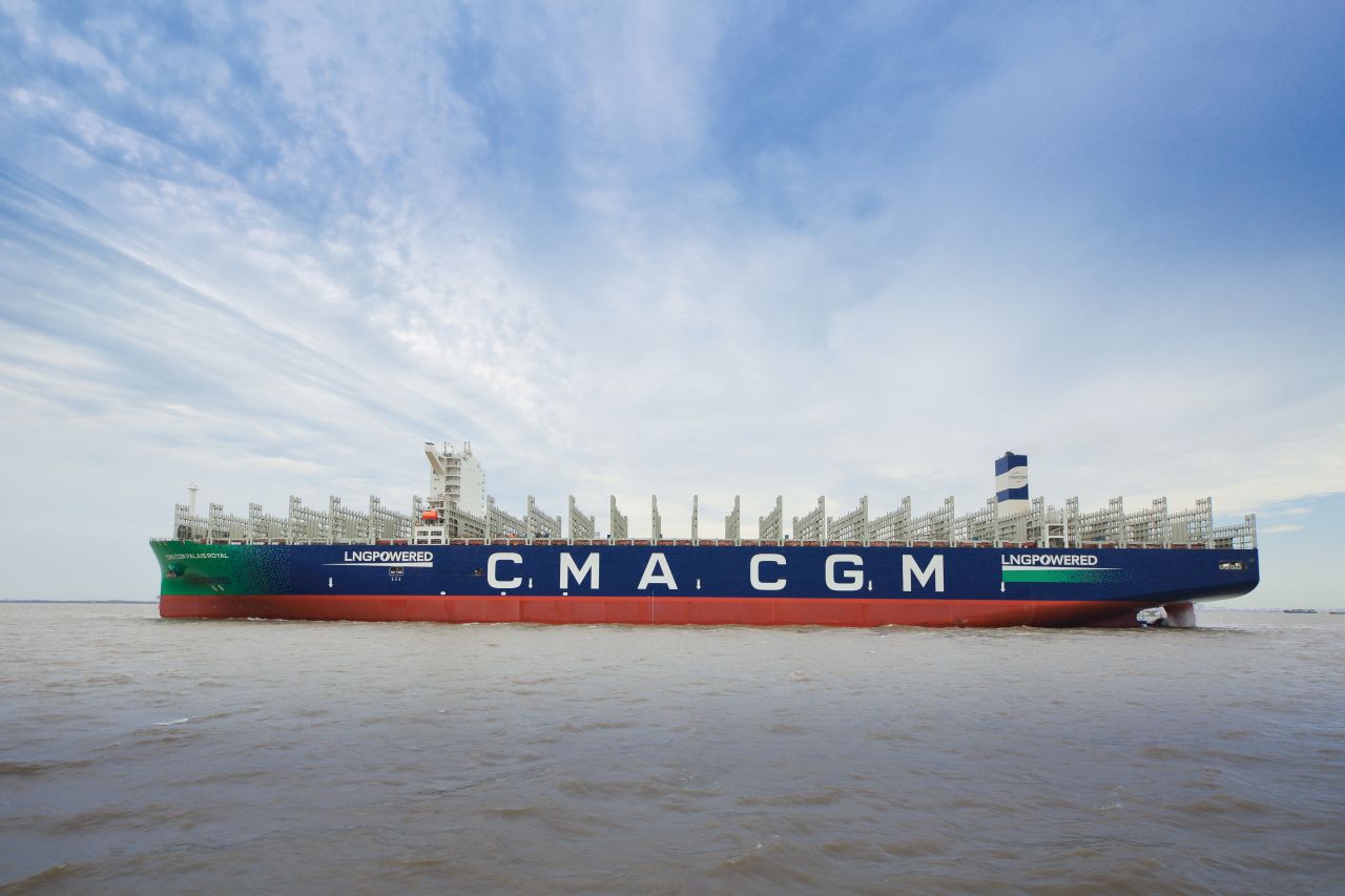 CMA CGM's third LNG-powered giant delivered