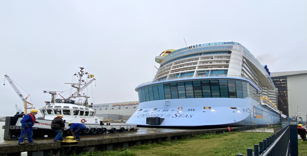 Odyssey of the Seas floated out