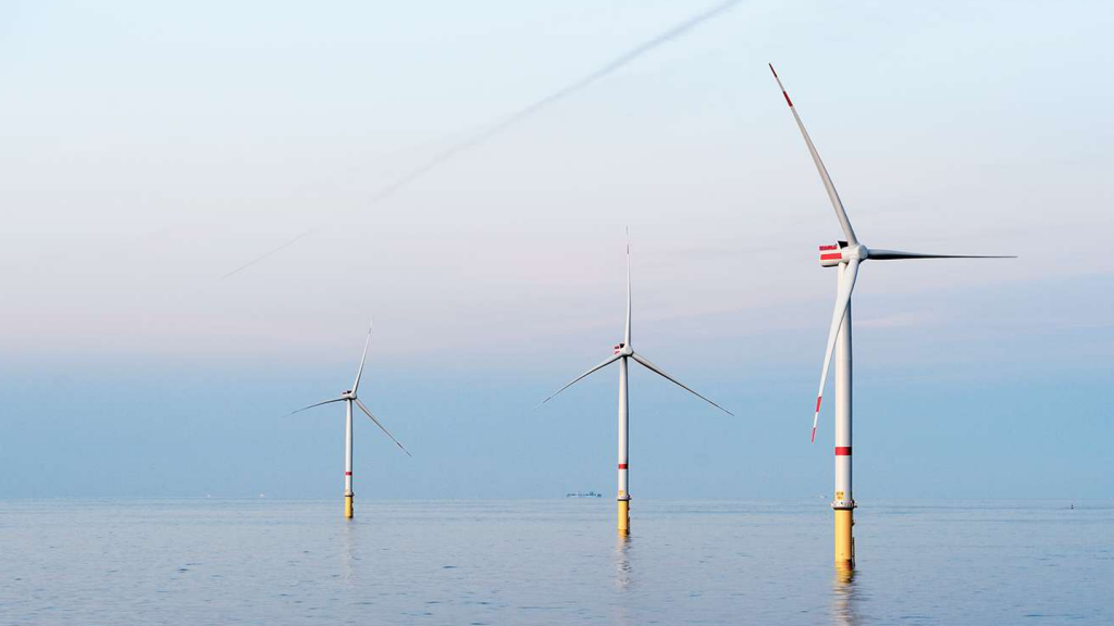 The Hornsea One offshore wind farm in the UK, built by Ørsted