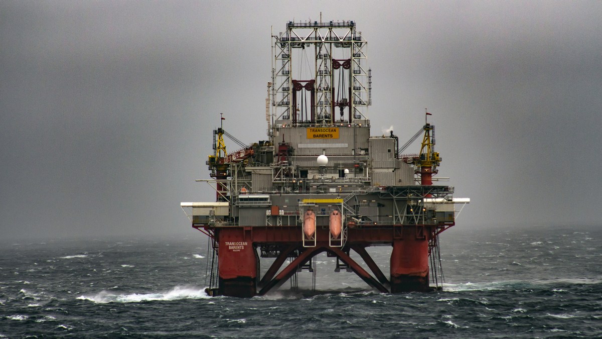 Transocean Barents exploration drilling rig