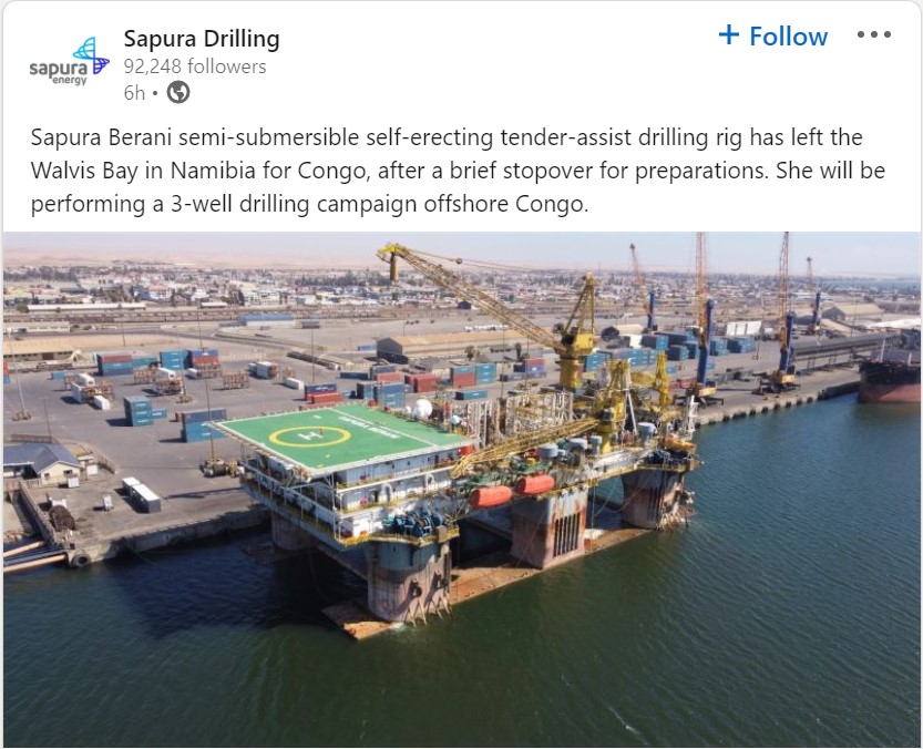 Source: Sapura Drilling