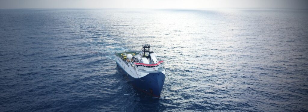 A photo illustration (Courtesy of Shearwater GeoServices)