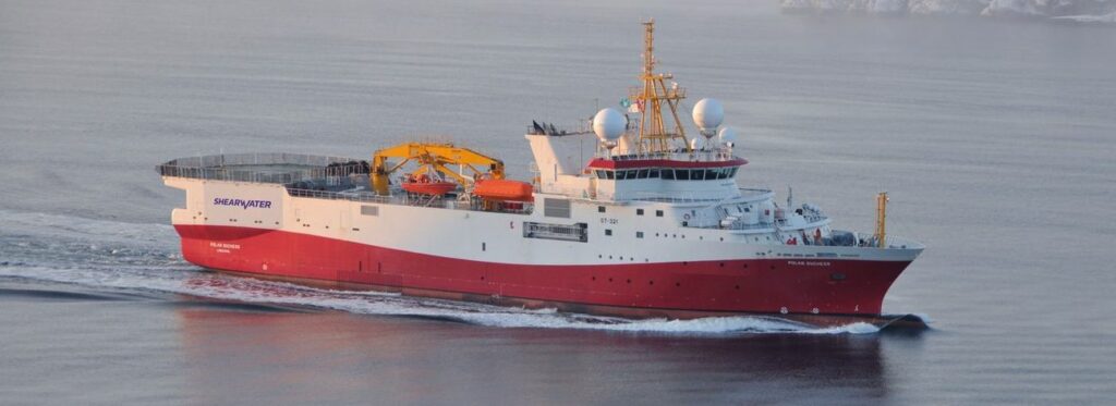 A photo of SW Duchess (Courtesy of Shearwater GeoServices)
