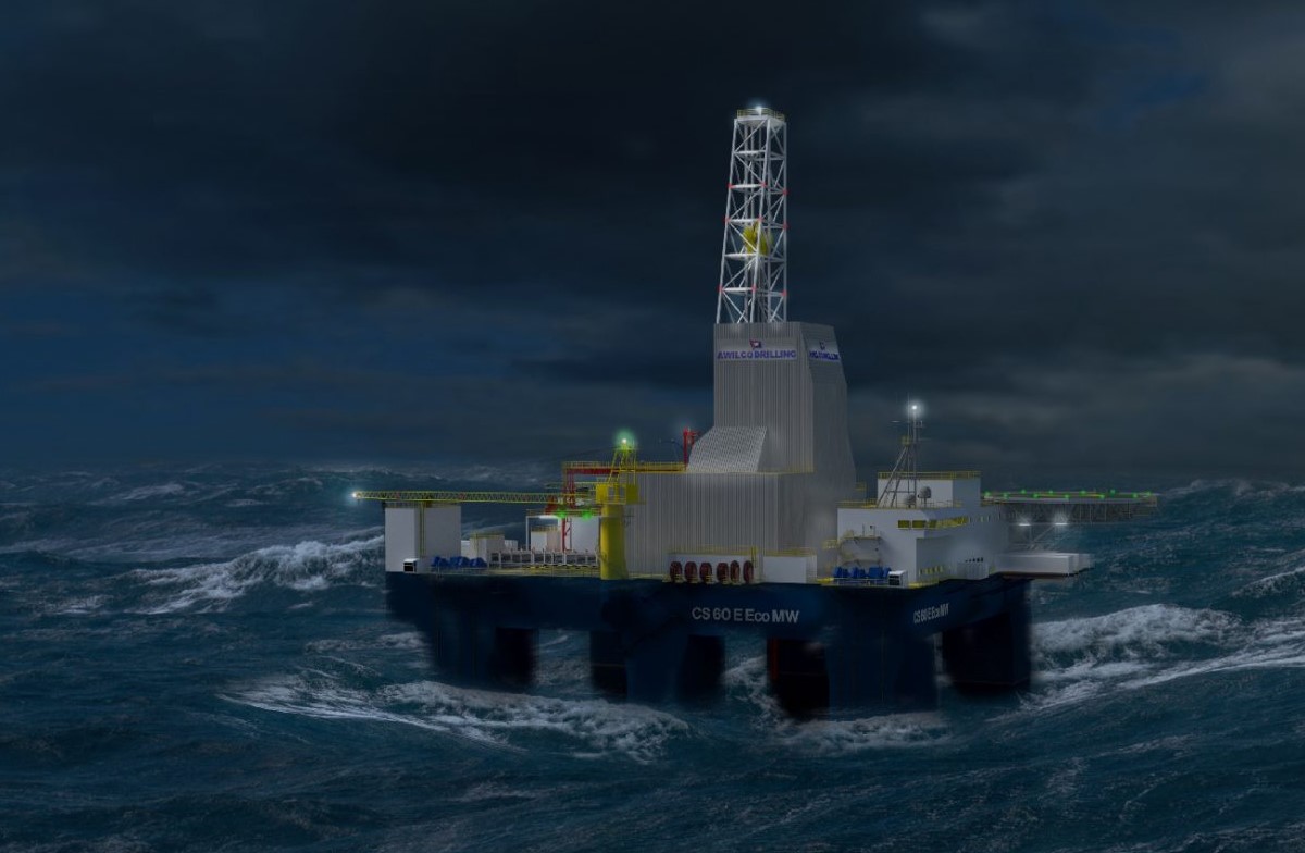 Nordic Spring artist rendering; Source: Awilco Drilling Keppel