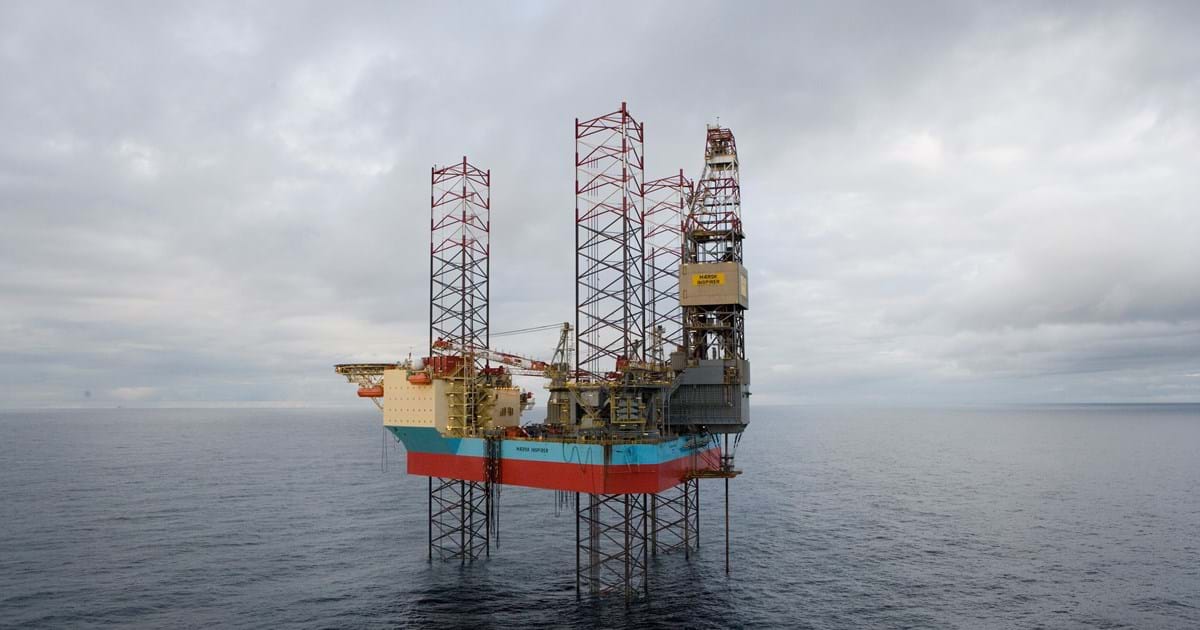 Maersk Inspirer rig was installed on the Yme field