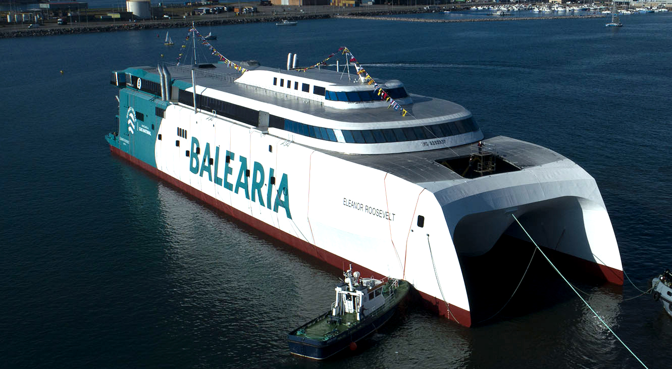 Baleària's LNG ferry set for sea trials