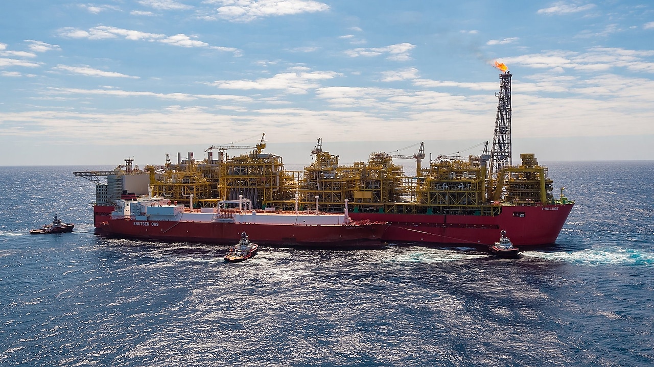 Shell resumes LNG loadings at Prelude FLNG